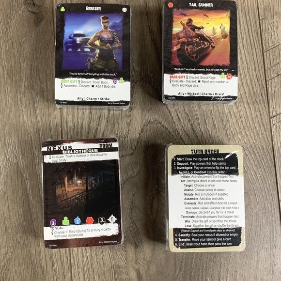 APOCRYPHA ADVENTURE Card Game Box One: The World - Lonesharkgames 2017-open Box - Picture 10 of 16